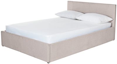 Hygena Lavendon Ottoman Small Double Bed Frame - Latte